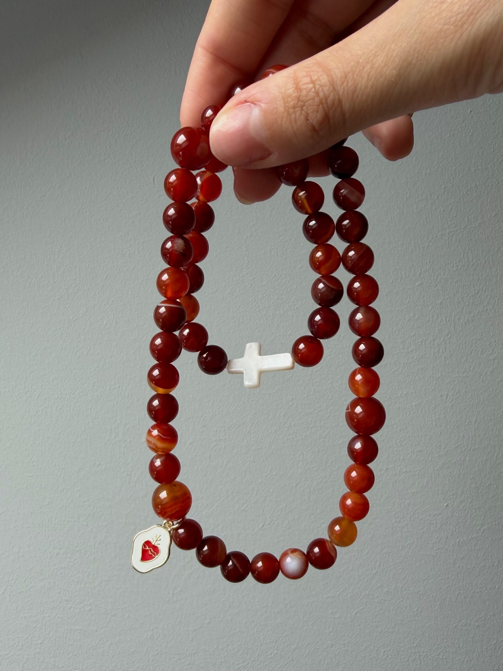 Rosario de nácar para rezar el rosario completo